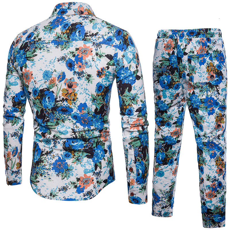 Mens New Hawaiian Floral Printed Two Piece Set Suit Long Sleeve Shirts Sweatpants Conjunto Large Size 5XL Cotton Linen Male Suit
Mens New Hawaiian Floral Printed Two Piece Set Suit Long Sleeve Shirts Sweatpants Conjunto Large Size 5XL Cotton Linen Male Suit