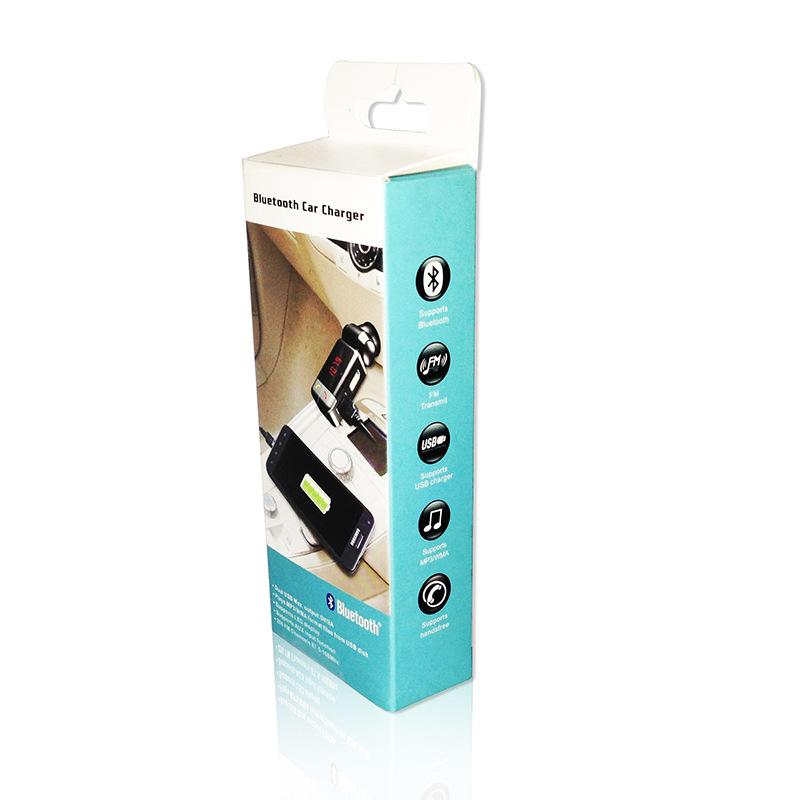 Bluetooth Car Kit Auto Charger Handsfree Wireless Charging Fm Transmitter Double USB Chargers 5V 2A Stereo Adapter