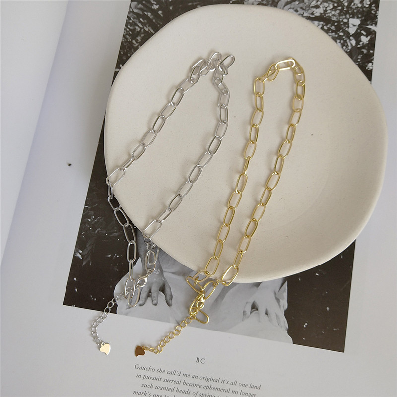 925 Sterling Silver Necklace Knot Chains Link Women Men Choker Necklaces Female Collar Chokers Statement Jewelry
925 Sterling Silver Necklace Knot Chains Link Women Men Choker Necklaces Female Collar Chokers Statement Jewelry