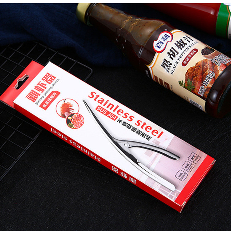 Multi Functional Stainless Steel Shrimp Peeler Prawn Peeler Seafood Lobster Shell Remover Kitchen Tools High Quality