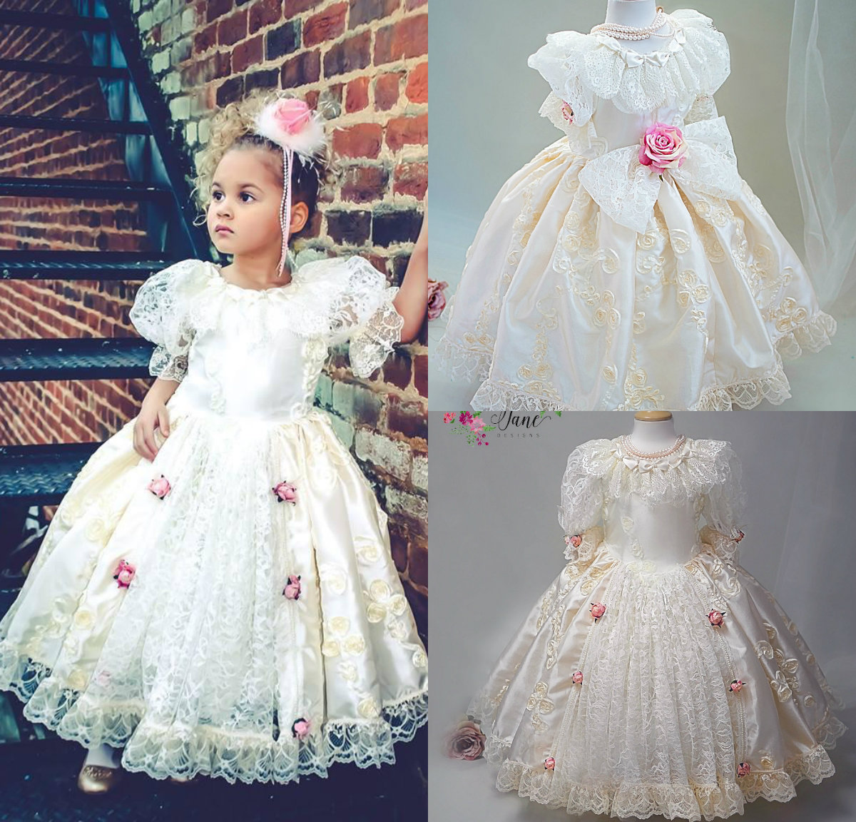 2019 Ball Gown Flower Girl Dresses Short Sleeves Jewel Neck Lace Applique Birthday Party Girls Pageant Gowns With Flowers Customized, Burgundy
2019 Ball Gown Flower Girl Dresses Short Sleeves Jewel Neck Lace Applique Birthday Party Girls Pageant Gowns With Flowers Customized, Burgundy