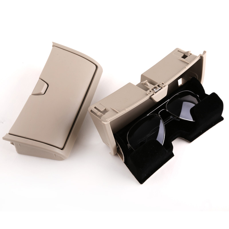 Car styling Sunglasses storage Box Organizer Eye Glasses Holder Box Case For BMW X5 X6 E70 E71 F15 F16 Auto Accessories