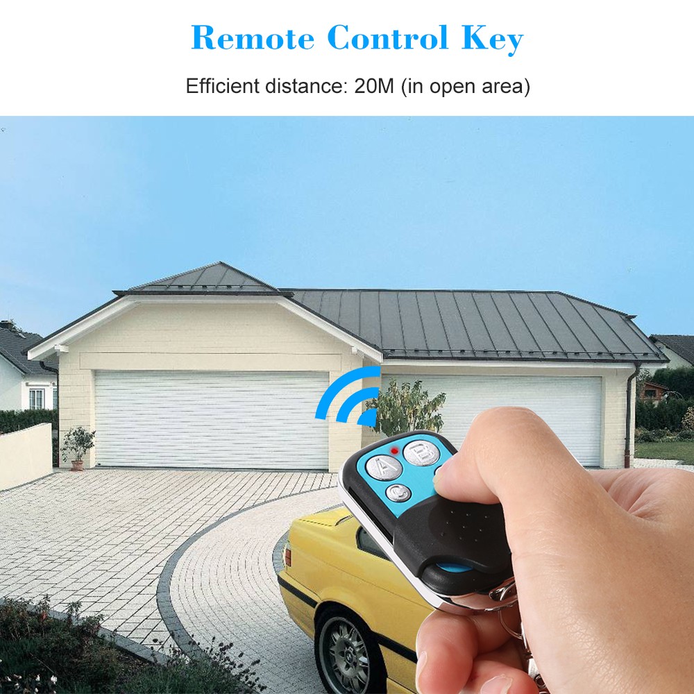 433MHz Universal Wireless Remote Control Switch Receiver RF 4 Button Duplicator Copy Code Cloning Key for Car Gate Garage Door - view 4