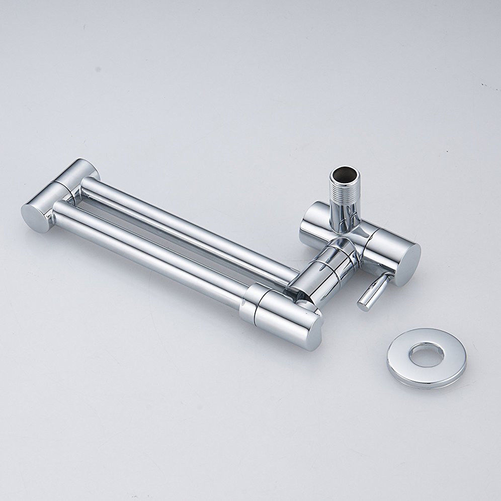 Folding Single Kitchen Faucet Sink Pot Filler Faucet Cold Water Wall Mount Tap Brass Faucets Chrome Brushed nickel oil rubbed