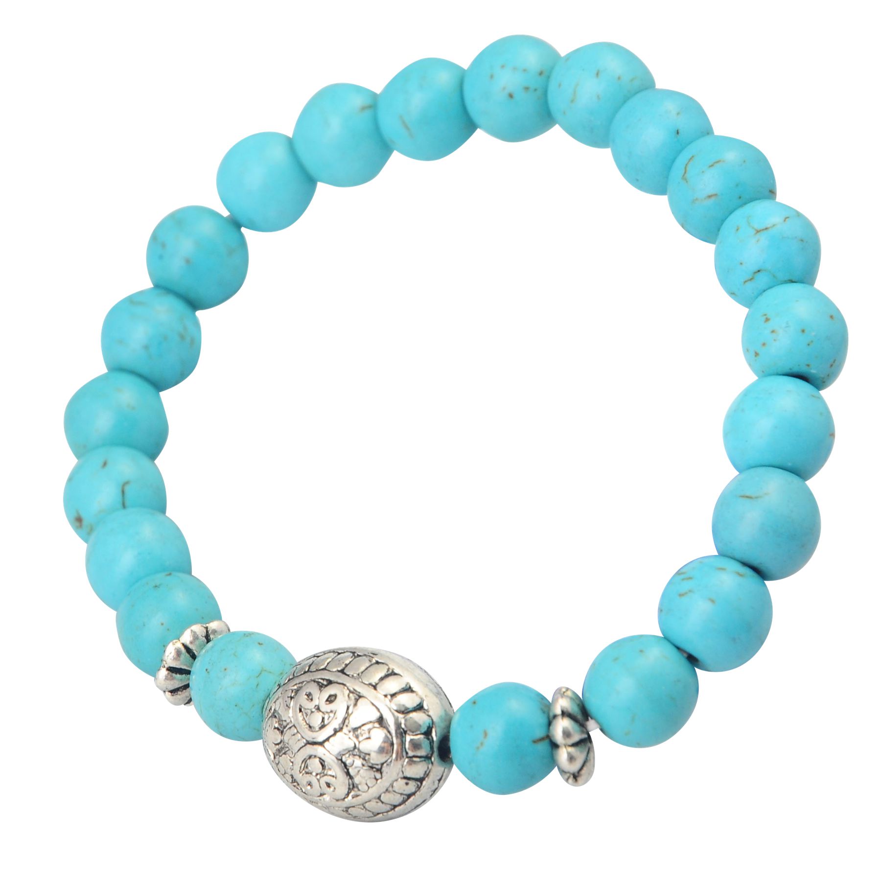 Ladies 8mm Lava Rock Aromatherapy Essential Oil Diffusion Bracelet Stretch Natural Stone Yoga Bead Bracelet