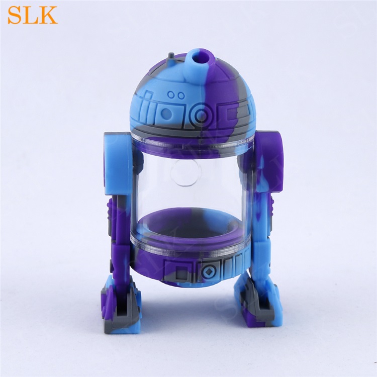 Unique Robot shape Silicone bongs Tobacco Smoking Cigarette Pipe Water Hookah Bong Portable Shisha Hand Pipes Tools With glass Bowl
Unique Robot shape Silicone bongs Tobacco Smoking Cigarette Pipe Water Hookah Bong Portable Shisha Hand Pipes Tools With glass Bowl