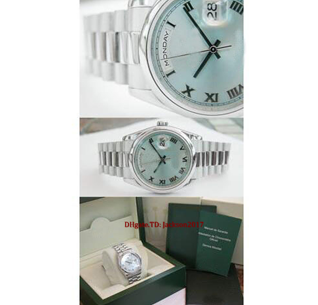 Original box certificate Casual Modern Men's Watches DAY-DATE President 118206 Mens Glacier Roman Dial 36MM
Original box certificate Casual Modern Men's Watches DAY-DATE President 118206 Mens Glacier Roman Dial 36MM