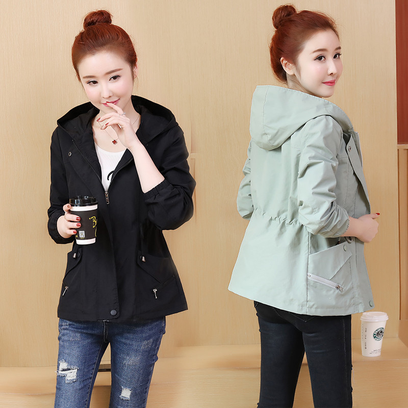 Mid-length Trench Coat Women 2020 New Spring Autumn Korean Korean Loose Female Casual Short Hooded Windbreaker Coat Tops, Black
Mid-length Trench Coat Women 2020 New Spring Autumn Korean Korean Loose Female Casual Short Hooded Windbreaker Coat Tops, Black