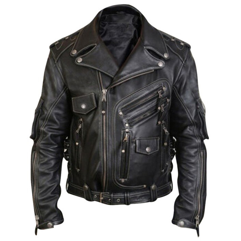 Mens Real Genuine Leather Jacket Motorcycle Natural Cow Cowhide Vintage Men Black Moto Biker Bomber Jackets Coats Male Plus Size
Mens Real Genuine Leather Jacket Motorcycle Natural Cow Cowhide Vintage Men Black Moto Biker Bomber Jackets Coats Male Plus Size