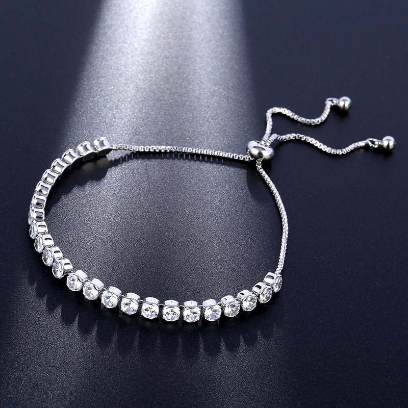 18K Plated Sparkling Cubic Zircon CZ Cluster Tennis Bracelet Fashion Womens Jewelry for Party Wedding Crystal Jewelry Gift BR0183
18K Plated Sparkling Cubic Zircon CZ Cluster Tennis Bracelet Fashion Womens Jewelry for Party Wedding Crystal Jewelry Gift BR0183