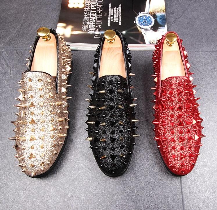 Classic Design New Men Rivets Dress Formal groom Shoes Gentleman Royal Blue Wedding Shoes Men Homecoming Shoes For Man da04, Black
Classic Design New Men Rivets Dress Formal groom Shoes Gentleman Royal Blue Wedding Shoes Men Homecoming Shoes For Man da04, Black