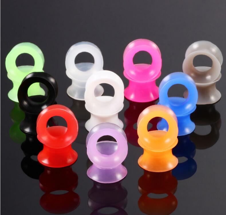 Ear Gauges Soft Silicone Ear Plugs Ear Tunnels Body Jewelry Stretchers Multi Colors Size from 3-25mm
Ear Gauges Soft Silicone Ear Plugs Ear Tunnels Body Jewelry Stretchers Multi Colors Size from 3-25mm
