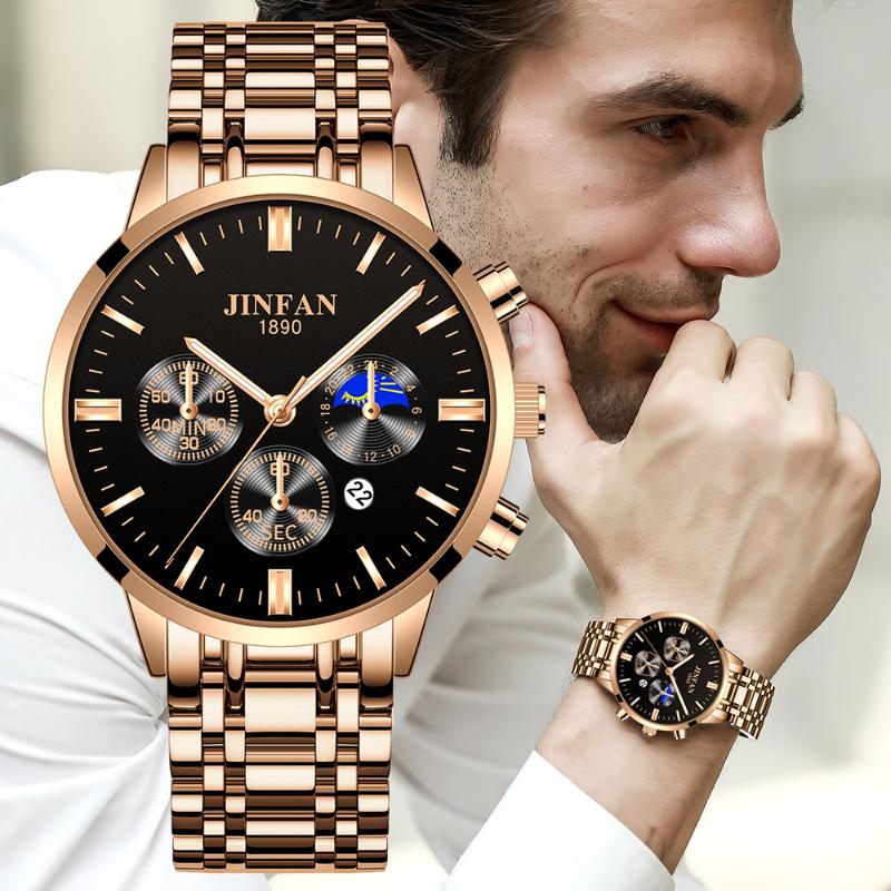 gold relogio masculino watch de pulso kol saati erkek waterproof stainless steel montres homme wrist reloj hombre men uhren luxo, Rose gold black
gold relogio masculino watch de pulso kol saati erkek waterproof stainless steel montres homme wrist reloj hombre men uhren luxo, Rose gold black