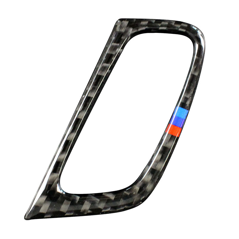 Carbon Fiber Keyhole decorative ring Ignition Key Lock Panel Cover Trim car Stickers For BMW X5 X6 E70 E71