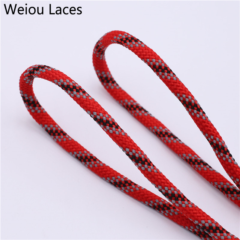 Weiou 6mm New Shoelaces Round Drawstring Waist Sweater Hat Rope Polyester Fashion Grey Red Black Shoe Laces Sneaker Shoestring