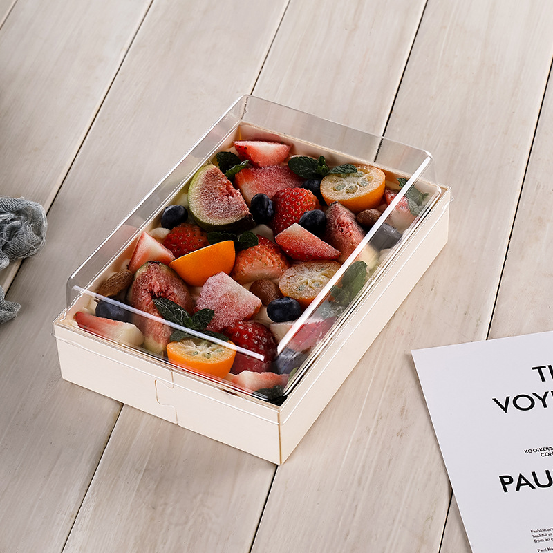 High-grade Rectangular Wooden Fruit Cake Birthday Cake Box Dessert Packaging Packing Baking Box Bakery Custom Sticker 
High-grade Rectangular Wooden Fruit Cake Birthday Cake Box Dessert Packaging Packing Baking Box Bakery Custom Sticker