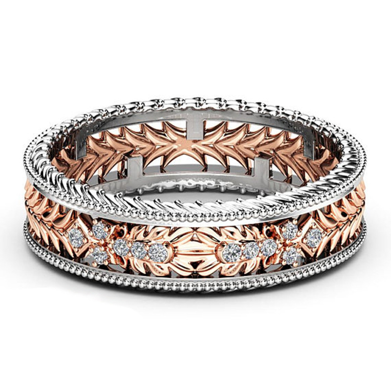 2018 New Women Ring Rose Gold Color Round Wedding Rings For Women Cubic Zirconia Rings Female Wedding Engagement Crystal Jewelry
2018 New Women Ring Rose Gold Color Round Wedding Rings For Women Cubic Zirconia Rings Female Wedding Engagement Crystal Jewelry