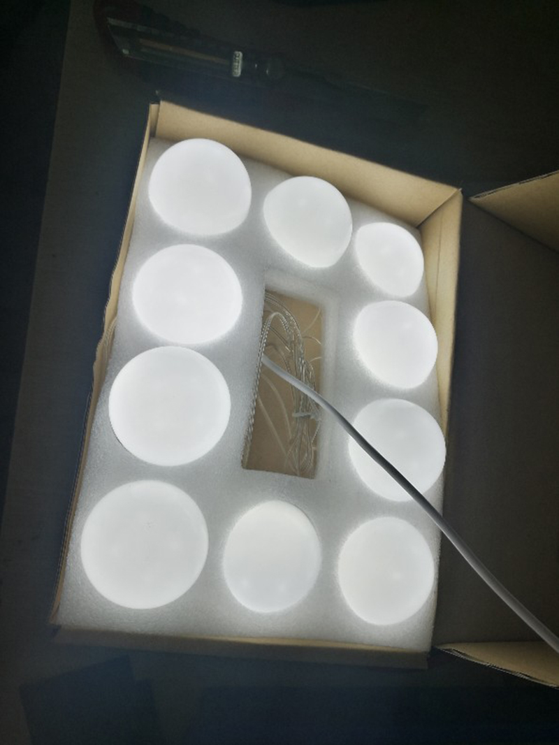 Hollywood mirror light Makeup desk Mirror LED Light Bulbs Kit USB Charging Port Cosmetic Lighted Make up Mirrors Bulb Adjustable Brightness