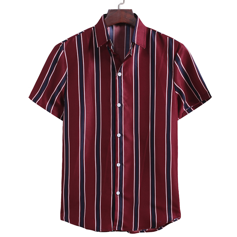 KISSQIQI Men Striped Short Sleeve Shirt Casual Creative Turn-down Collar Men's Shirt Summer Male Tops Maximum Asian -3XL
KISSQIQI Men Striped Short Sleeve Shirt Casual Creative Turn-down Collar Men's Shirt Summer Male Tops Maximum Asian -3XL