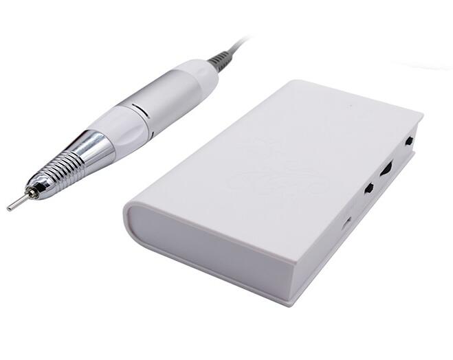 Manicure Machine Portable Rechargeble Electric Glazing Nail Drill Pedicure Files Ceramic Drill Bits Nail Equipment For Free Shipping
