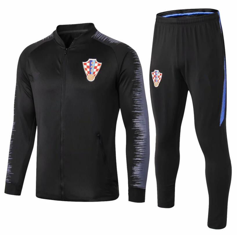 2018 2019 national team soccer jacket Tracksuit 18/19 MODRIC MANDZUKIC RAKITIC Football training suit Sportswear, Black
2018 2019 national team soccer jacket Tracksuit 18/19 MODRIC MANDZUKIC RAKITIC Football training suit Sportswear, Black