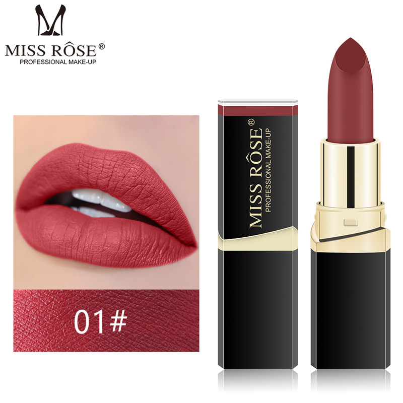 1PC 12 Color Professional Matte Lipstick Cosmetic Waterproof Long Lasting Pigment Velvet Sexy Red Lip Matte Nude Lips Small size, 01
1PC 12 Color Professional Matte Lipstick Cosmetic Waterproof Long Lasting Pigment Velvet Sexy Red Lip Matte Nude Lips Small size, 01