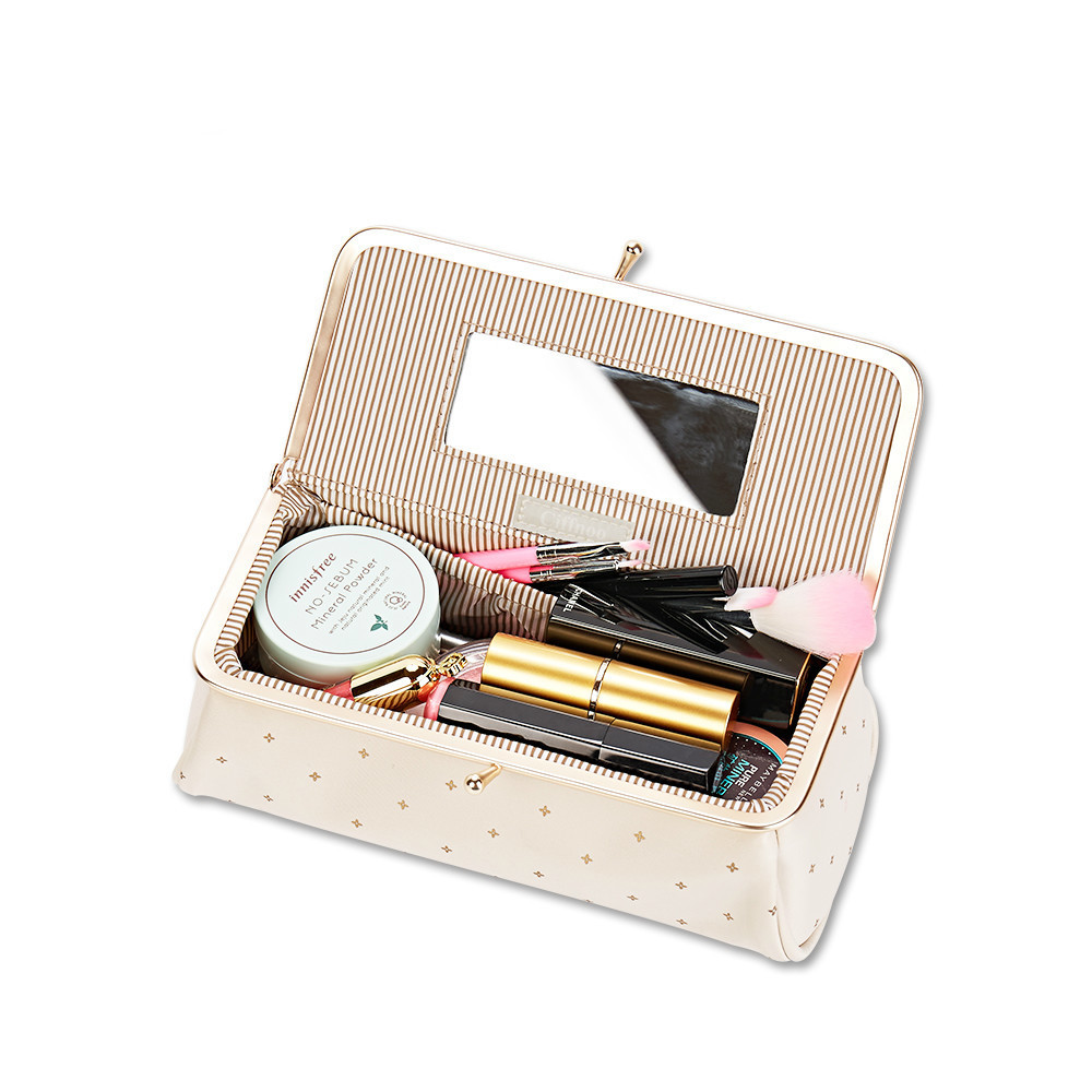 Women Small Makeup Bag Cosmetic Bag High Quality Professional Fashion Travel Makeup Organizer Makeup Box Toiletry Pouch Bag Y19052501