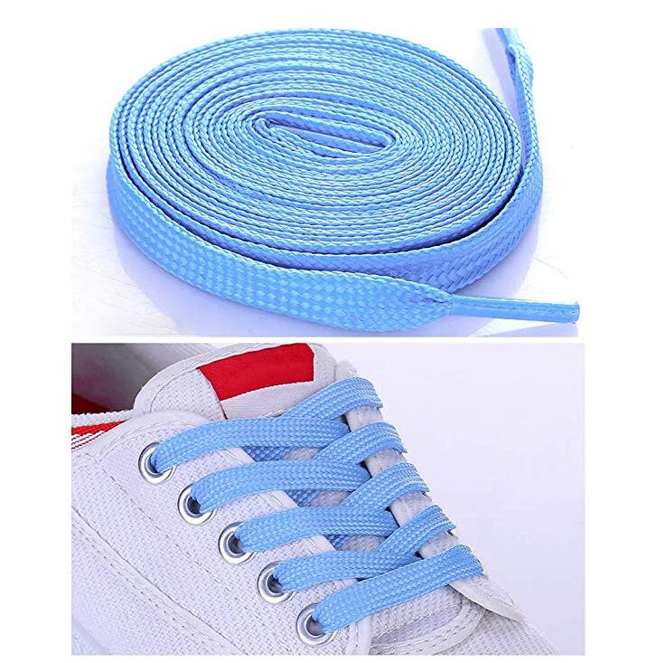 Luminous Shoelace Flat Shoe Laces Glow In The Dark Night Colorful Fluorescent Light Up Sport Shoelaces Adults Kids Christmas Day Party
