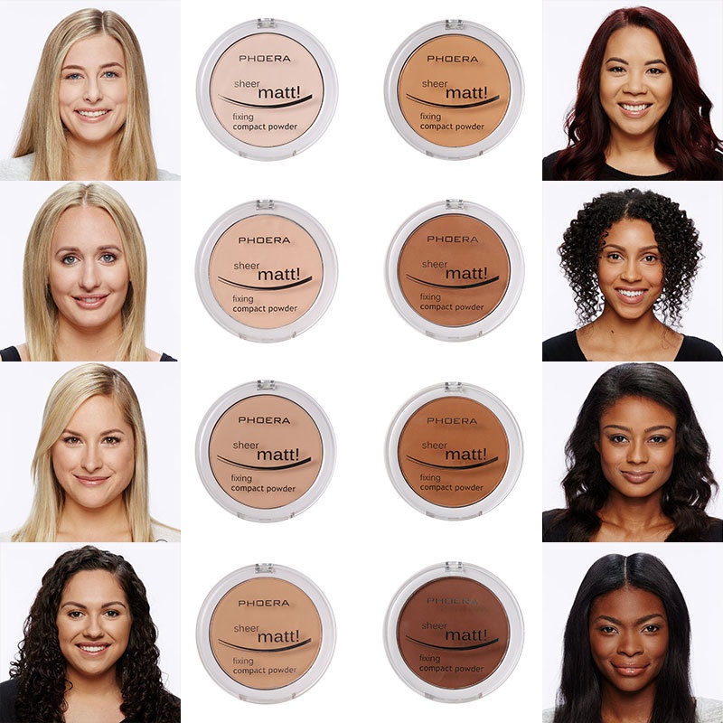 1lot=12pcs PHOERA 8 Colors Makeup Face Powder Oil Control Lasting Concealer Matte Contour Powder Foundation Blush Rouge, As picture show
1lot=12pcs PHOERA 8 Colors Makeup Face Powder Oil Control Lasting Concealer Matte Contour Powder Foundation Blush Rouge, As picture show