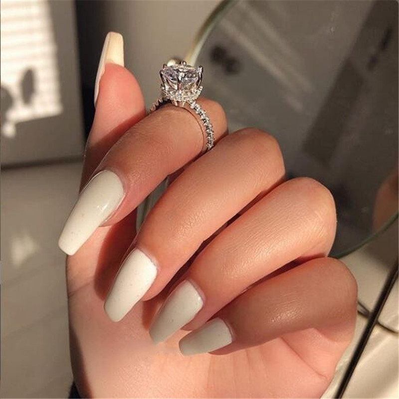 Sterg Sier Rose Gold Topaz Wedding Ring for Women