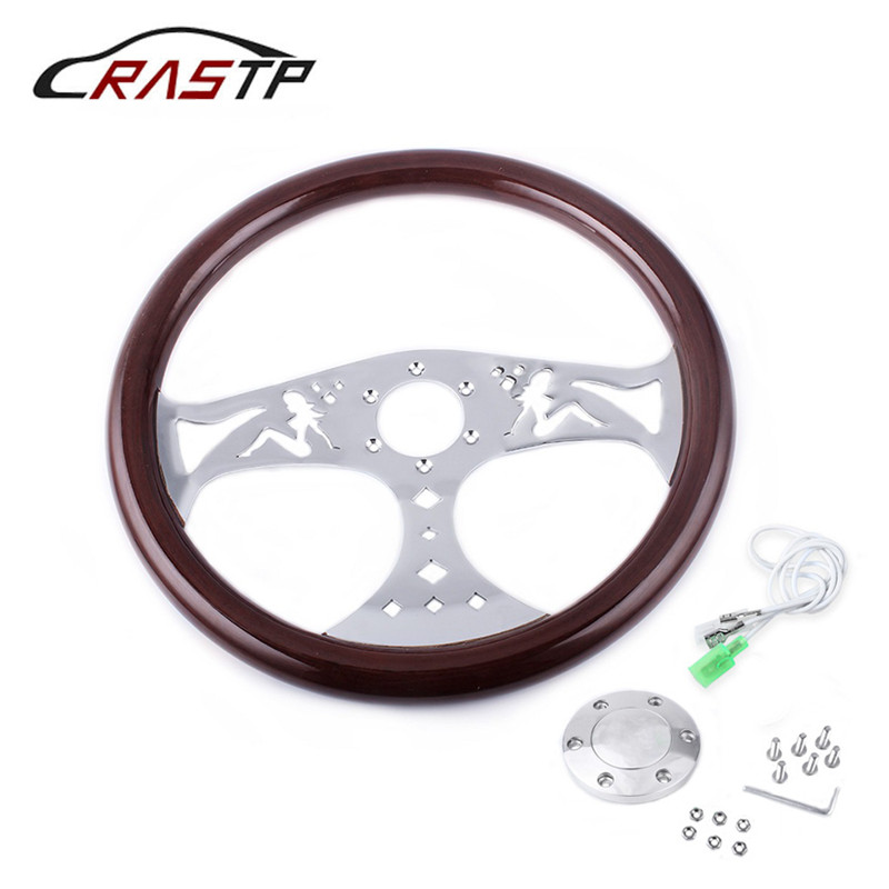 RASTP-New 380mm Real Wood Steering Wheel Universal 15"Car Racing Wooden Grain Steering Wheel with Beauty Pattern RS-STW015-C
RASTP-New 380mm Real Wood Steering Wheel Universal 15"Car Racing Wooden Grain Steering Wheel with Beauty Pattern RS-STW015-C
