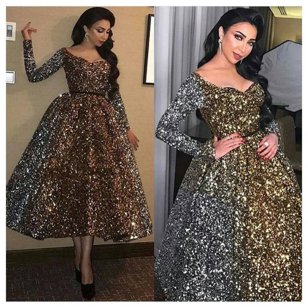 Sexy Elegant Women Formal Gala Party Dress Plus Size Arabic Muslim Gold Long Sleeve Short Evening Prom Dresses Gown 2019, Sky blue 
Sexy Elegant Women Formal Gala Party Dress Plus Size Arabic Muslim Gold Long Sleeve Short Evening Prom Dresses Gown 2019, Sky blue