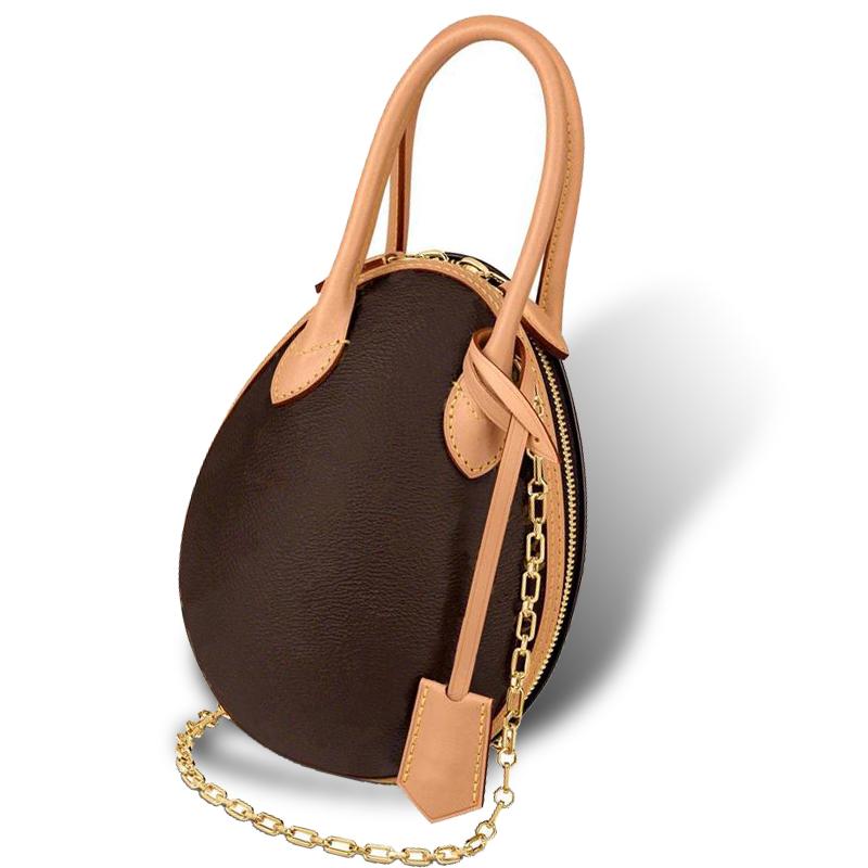New Designer Dinosaur EGG Classic Printing Shoulder Bags Woman's Chain Bag Leather Lady Messenger Bag Luxury Egg Purse two Handles M44587, Black old flower
New Designer Dinosaur EGG Classic Printing Shoulder Bags Woman's Chain Bag Leather Lady Messenger Bag Luxury Egg Purse two Handles M44587, Black old flower