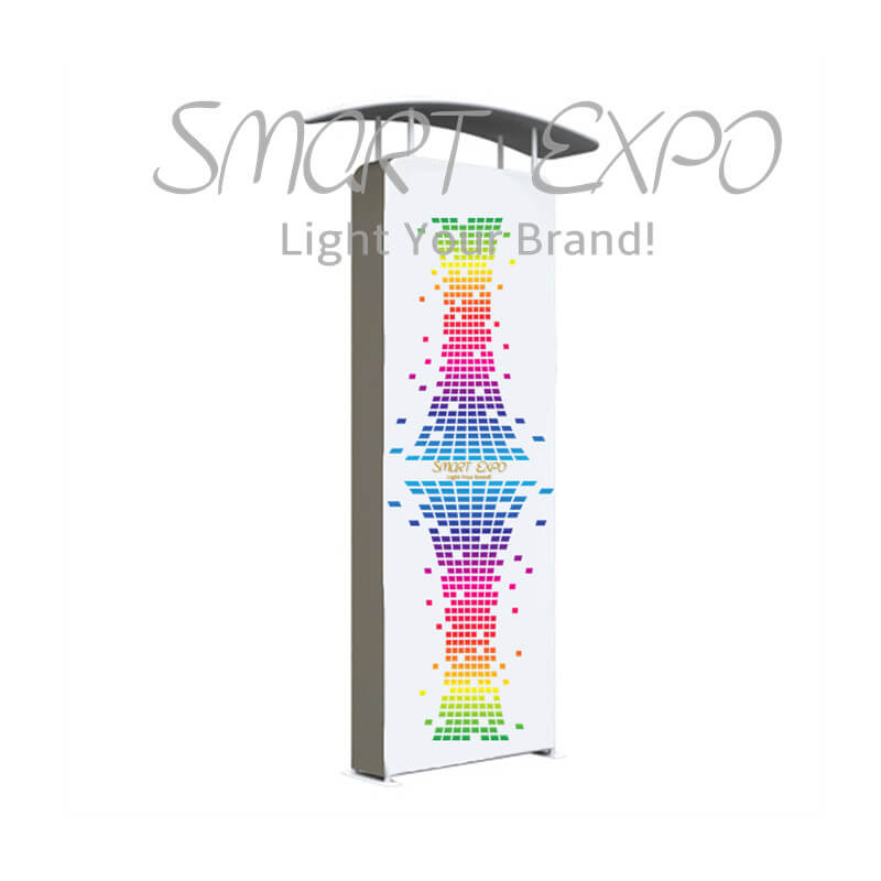 Sleek Designed Square Shape 3D Display Stand with Lightweight Aluminum Tubing Structure Overhead Canopy Tension Fabric Graphic
Sleek Designed Square Shape 3D Display Stand with Lightweight Aluminum Tubing Structure Overhead Canopy Tension Fabric Graphic