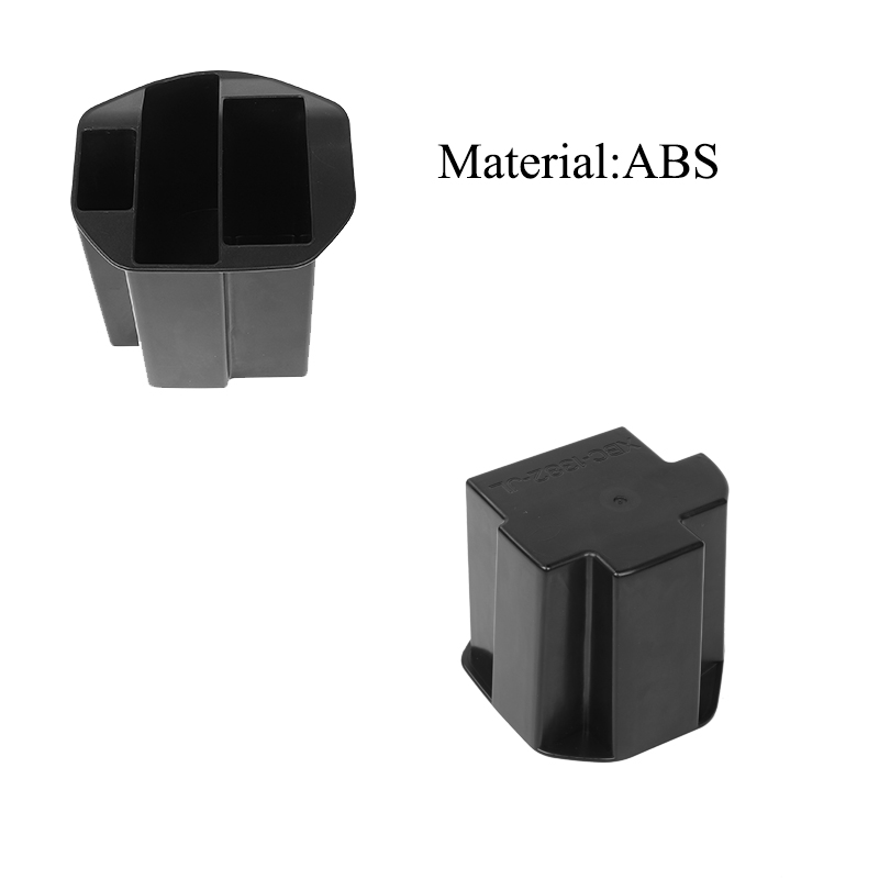 Black ABS Cup Holder Storage Box Decoration Cover For Jeep Wrangler JL 2018+ Auto Interior Accessories