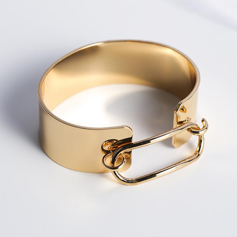 Fashion- jewelry pin buttons bracelets sleeve cuff shape bangles for women hot fashion free of shipping