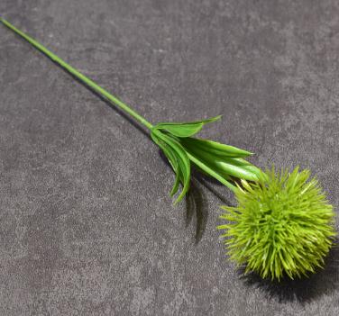 Artificial Flowers Dandelion Decorative Plastic Flower Wedding Home Decoration Valentine's Day Flowers White Green Length 25cm