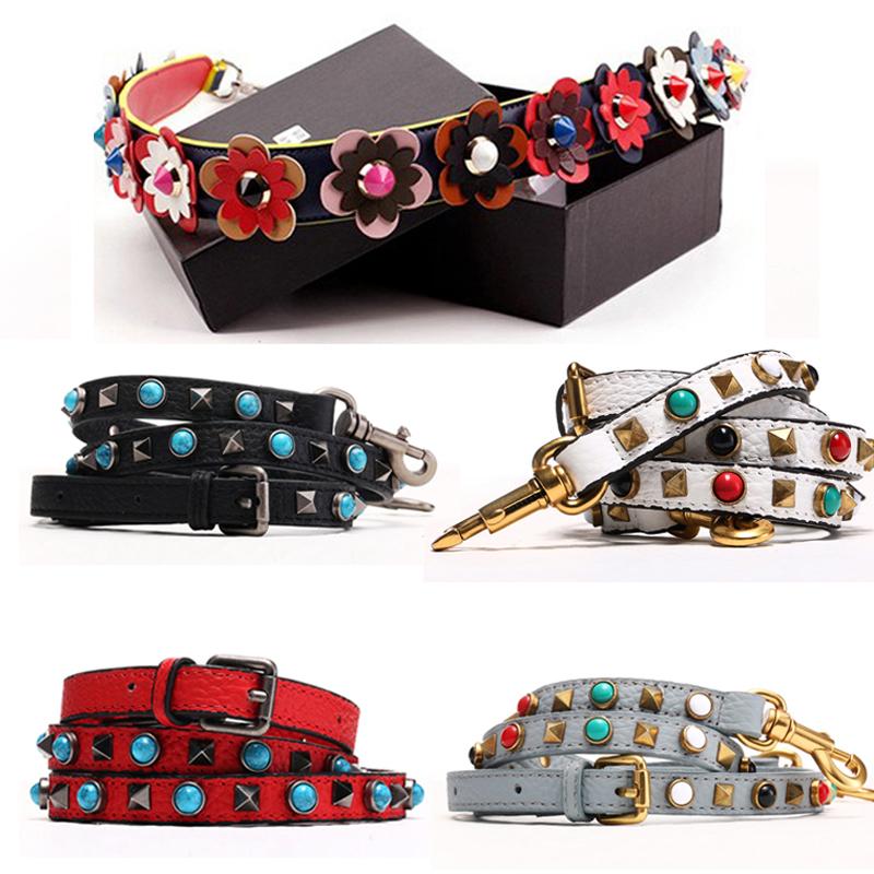Bag Fashion Parts Come Genuine Leather Strap You Bag Accessory Silver Gold Buckle Shoulder Straps for Bags