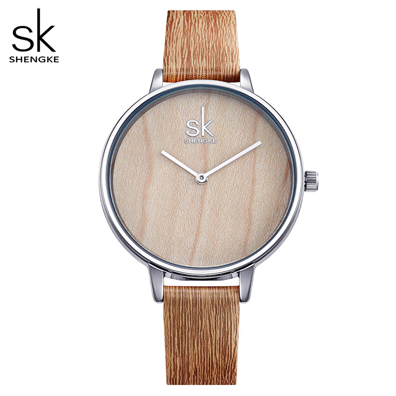 Shengke 2018 New Creative Women Watches Casual Fashion Wood Leather Watch Simple Female Quartz Wristwatch Relogio Feminino, No send watch for shipping
Shengke 2018 New Creative Women Watches Casual Fashion Wood Leather Watch Simple Female Quartz Wristwatch Relogio Feminino, No send watch for shipping