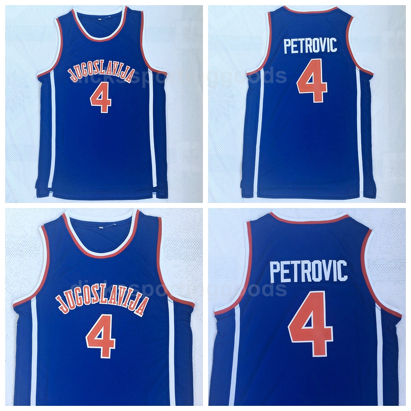 NCAA College 4 Drazen Petrovic Jersey Men Basketball Jugoslavija Jerseys Cheap Sale University Team Color Blue Top Quality On Sale
NCAA College 4 Drazen Petrovic Jersey Men Basketball Jugoslavija Jerseys Cheap Sale University Team Color Blue Top Quality On Sale