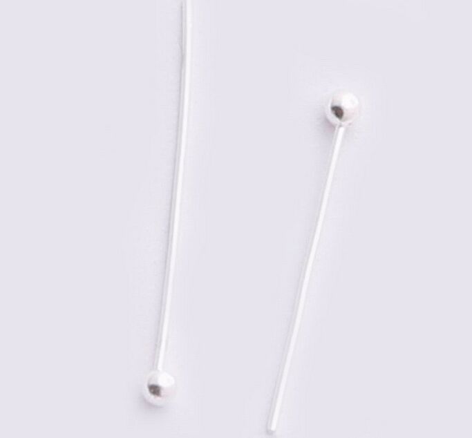 1000pcslot Ball Head Pins silver Gold Jewelry Beads DIY Accessories For Jewelry Making 50mm