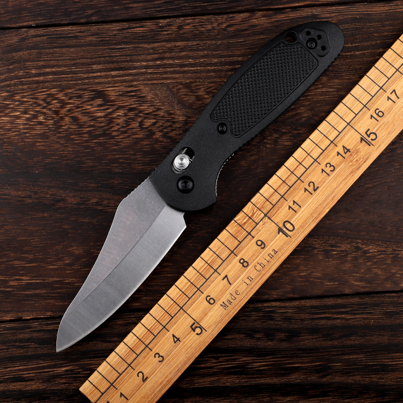 BM555 folding knife 440C steel outdoor camping survival EDC small folding knife tool AXIS system
BM555 folding knife 440C steel outdoor camping survival EDC small folding knife tool AXIS system