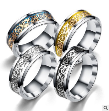Hot sell Mens ring gold and silver dragon ring dragon piece explosion models high quality Domineering personality unisex boy girlringjewerly
Hot sell Mens ring gold and silver dragon ring dragon piece explosion models high quality Domineering personality unisex boy girlringjewerly