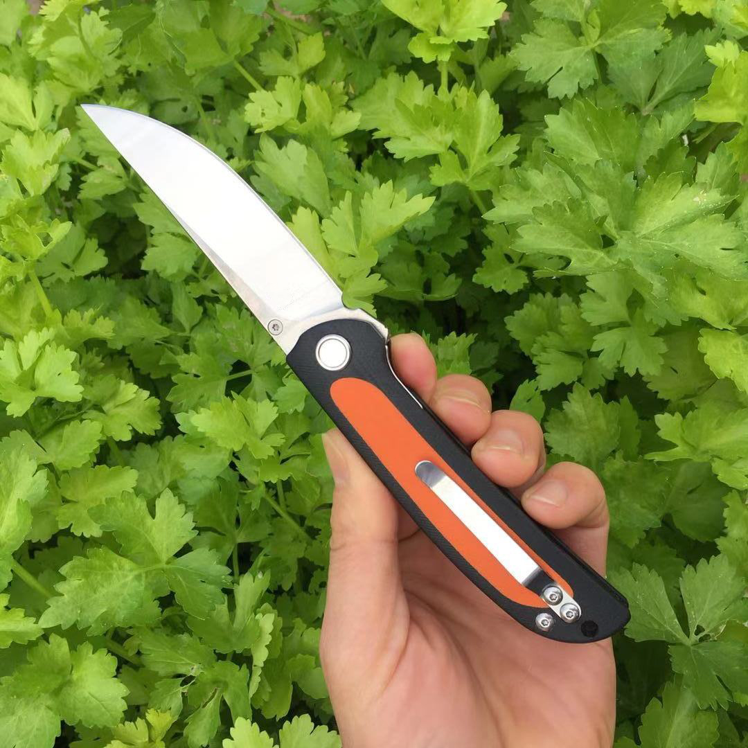 FK-76 Sweden 14C28N Steel Pocket Folding Knife with Clip Black Inlaid Orange G10 Handle Camping Survival Knife Ball Bearing Quick Opening
FK-76 Sweden 14C28N Steel Pocket Folding Knife with Clip Black Inlaid Orange G10 Handle Camping Survival Knife Ball Bearing Quick Opening