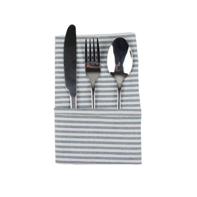 Striped Cloth Napkins 30x40cm cotton linen Napkins Dinner table