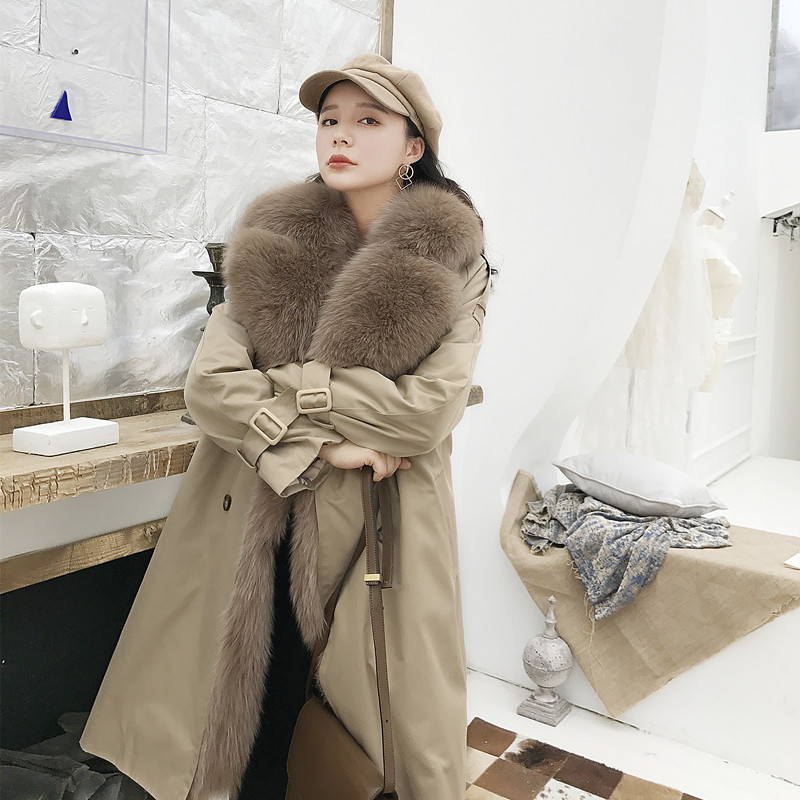 Real Fur Coat Women Fur Liner Parka Winter Coat Women Windbreaker Womens Clothing Abrigos Mujer Invierno 2019 BL505 YY683, Kahki
Real Fur Coat Women Fur Liner Parka Winter Coat Women Windbreaker Womens Clothing Abrigos Mujer Invierno 2019 BL505 YY683, Kahki