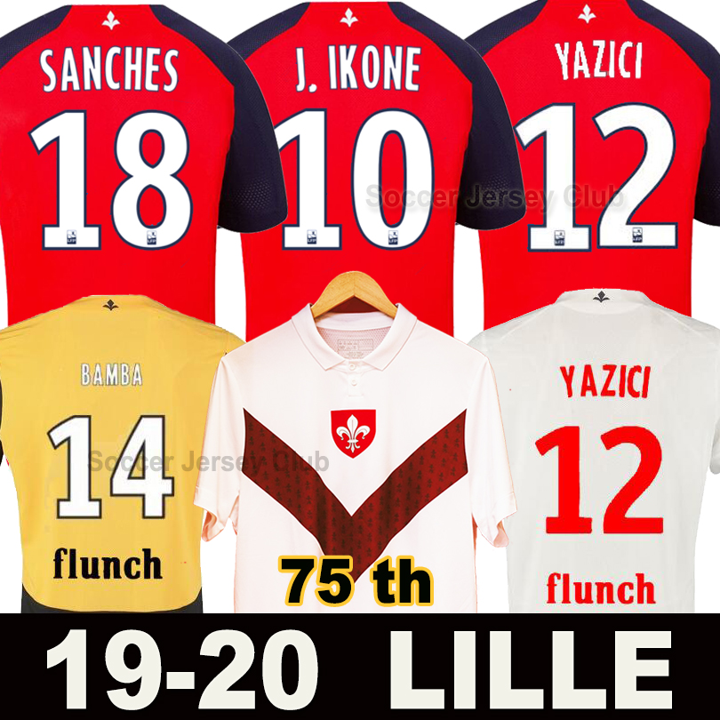 19 20 Sanches Yazici Lille Soccer Jersey 75th Anniversary 2019 2020 Home red soccer shirt white men kids kit football shirts Maillot de foot, Third
19 20 Sanches Yazici Lille Soccer Jersey 75th Anniversary 2019 2020 Home red soccer shirt white men kids kit football shirts Maillot de foot, Third