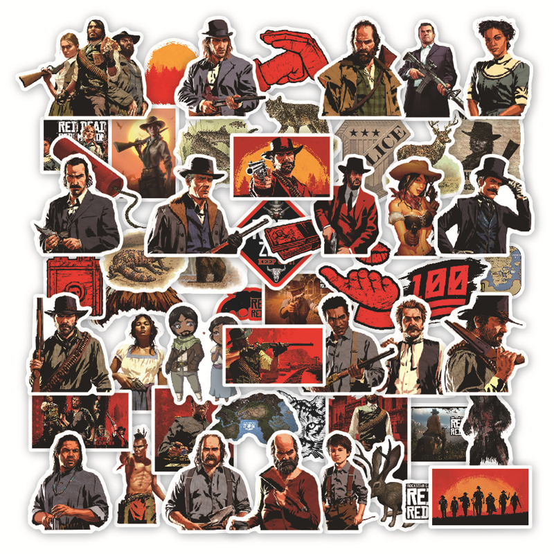 100pcs/Lot Top Game Characters Exciting Stickers Scrapbooking For Laptop Macbook Skateboard Guitar Luggage Motor Cycle