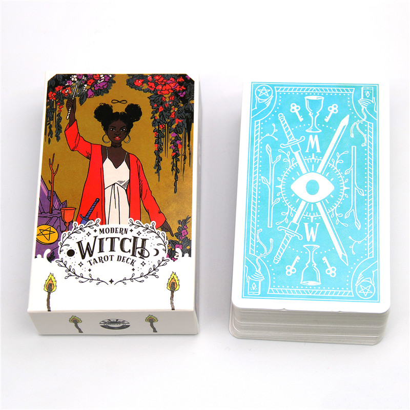 78Pcs The Modern Witch Tarot Deck Oracle Cards Guidance Divination Fate Tarot Cards Board Games For Family Kids Adult Party Game
78Pcs The Modern Witch Tarot Deck Oracle Cards Guidance Divination Fate Tarot Cards Board Games For Family Kids Adult Party Game