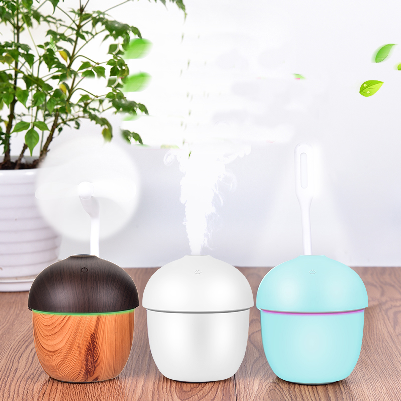 Air Humidifier USB Aroma Diffuser Ultrasonic Cool Mist Purifier 7 Color Change LED Night Light For Office Home